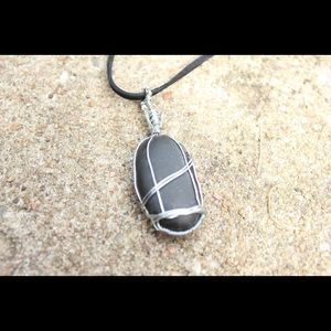 Handmade wire wrapped stone
